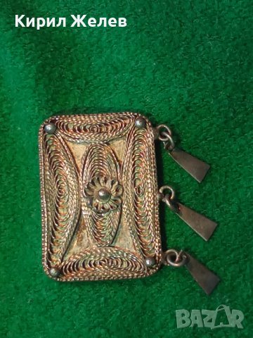 СТАРА СРЕБЪРНА ФИЛИГРАННА БРОШКА за КОЛЕКЦИЯ 8693, снимка 11 - Антикварни и старинни предмети - 30331196