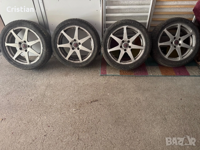 ENKEI  J7 17” 5х114,3 джанти и гуми, снимка 2 - Гуми и джанти - 51473375