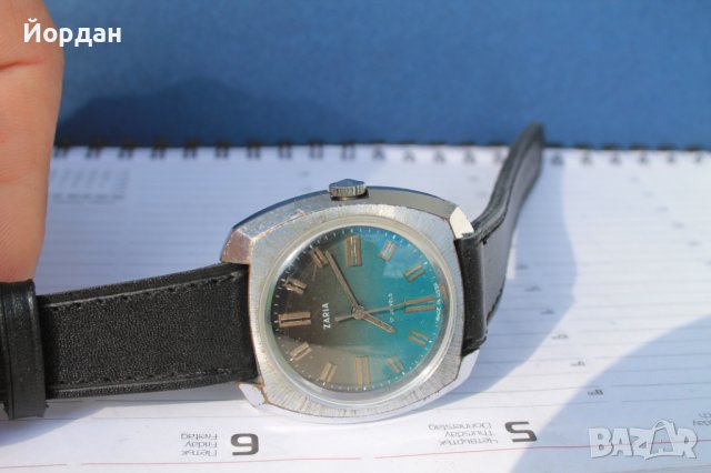 СССР мъжки часовник ''Zaria'' 17 камъка , снимка 7 - Колекции - 40521163