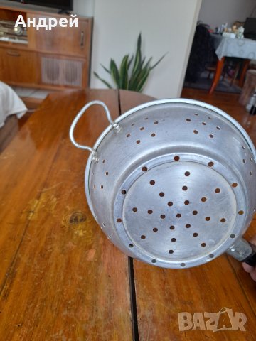 Стара алуминиева цедка,гевгир #12, снимка 5 - Други ценни предмети - 41967161