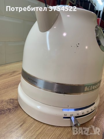 Електрическа кана KitchenAid Artisan, 2400W, 1.5 л, Крем, снимка 10 - Други - 42627623