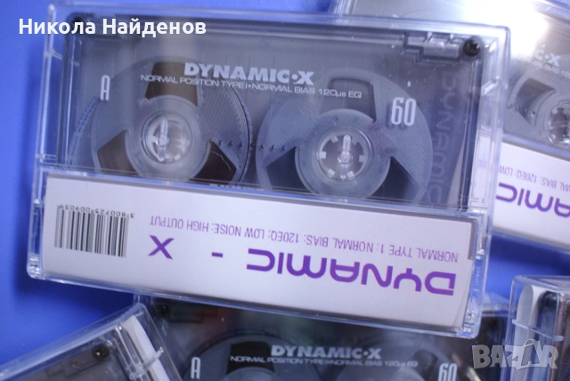 Аудио касети Reel to Reel ЧИСТО НОВИ Dynamic-x с DIY 10 лв., снимка 4 - Декове - 51924237