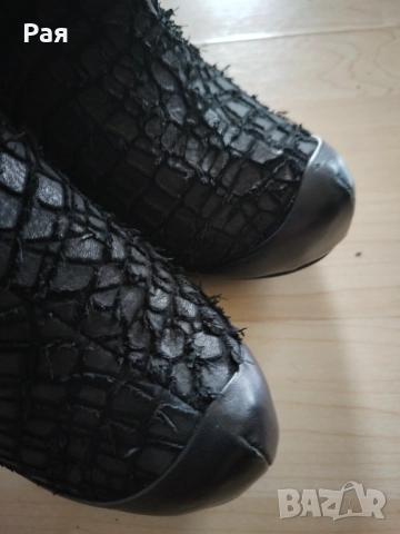 Боти естествен набук, снимка 3 - Дамски боти - 52029411