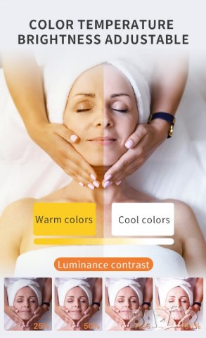 ЛЕД лампа луна / Козметична лампа за миглопластика, грим, маникюр 20W / 40W, снимка 11 - Друго оборудване - 42626834