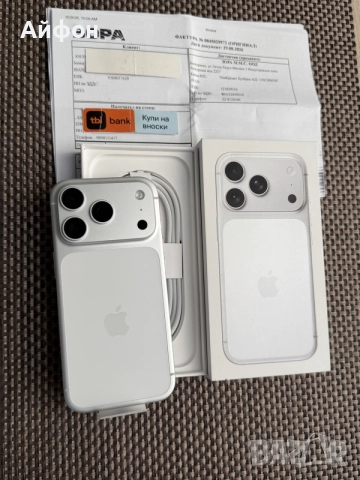 НОВ! 512Gb*ЛИЗИНГ* iPhone 17 Pro Silver 24М ГАРАНЦИЯ