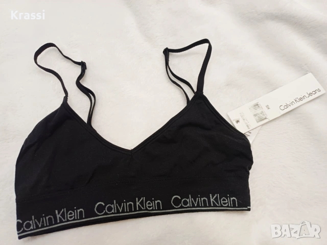 Calvin klein  бюстие ново XS, снимка 3 - Корсети, бюстиета, топове - 53298012