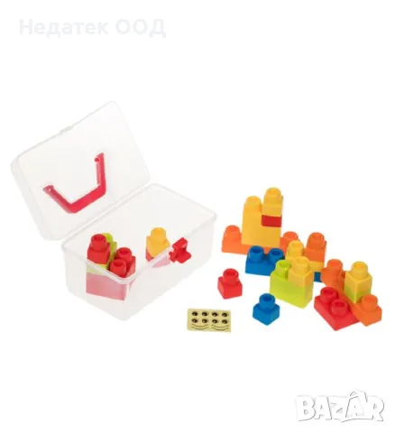 Детско куфарче, меки тухли, 24бр., снимка 2 - Конструктори - 47300901