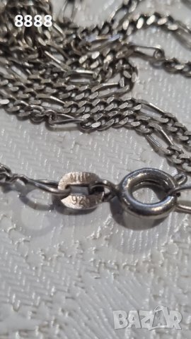 Сребърен синджир със висулка звънче , снимка 5 - Колиета, медальони, синджири - 44262402