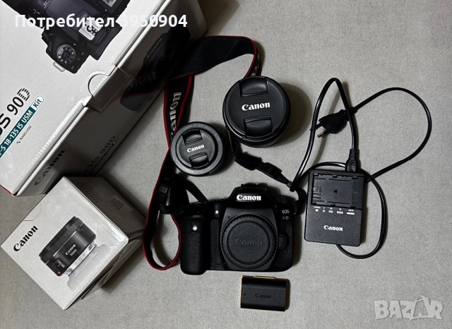 Canon 90D с Canon 50mm f/1.8 и Canon 18-135mm f/3,5-5,6 IS Nano STM
