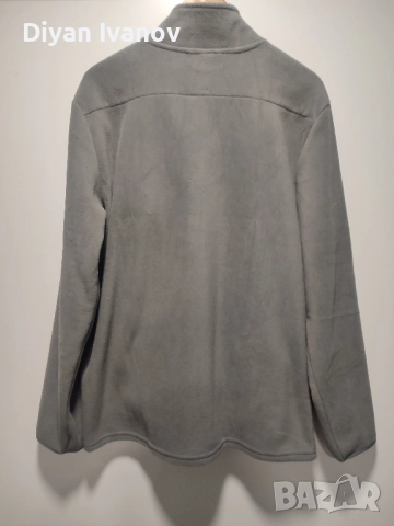 Мъжки сив полар суичър., снимка 2 - Спортни дрехи, екипи - 52293048