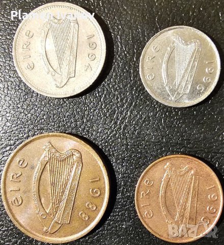 Лот стари монети от Ирландия в добро състояние, снимка 2 - Нумизматика и бонистика - 40051274