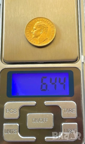 20 златни лева от 1894г., снимка 2 - Нумизматика и бонистика - 52348324