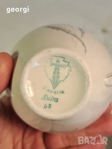 немски порцеланов съд за масло с латиера 6/5, снимка 9 - Други ценни предмети - 49313372