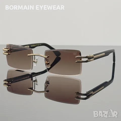 Слънчеви очила Bormain Monaco Royale нови, UV400, синьо и зелено, снимка 11 - Слънчеви и диоптрични очила - 56211002