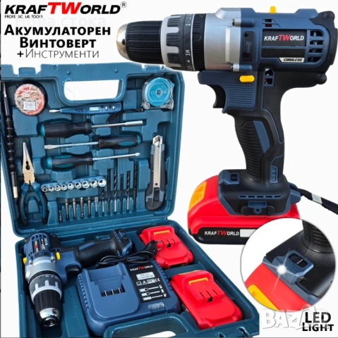 Комплект Ударен Винтоверт 36V 1, снимка 1