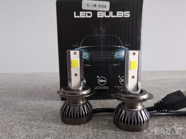 LED крушки за фарове, H1 H7 H4 НВ3 НВ4 Н11 9-32V 44W, снимка 6 - Аксесоари и консумативи - 36106852