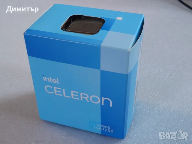Процесор Intel Celeron G5905, двуядрен (3.50 GHz, 4MB Cache, LGA1200) BOX