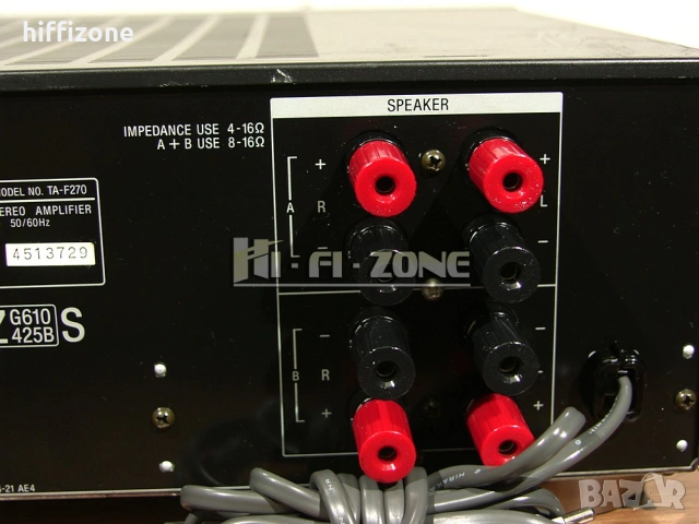 УСИЛВАТЕЛ  Sony ta-f270 /4 , снимка 7 - Ресийвъри, усилватели, смесителни пултове - 53021212