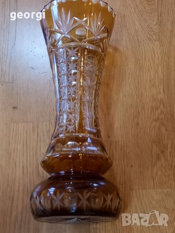 Кристална ваза Bohemia , снимка 4 - Вази - 35711106