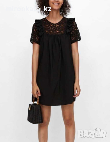 Рокля черна на Зара , снимка 1