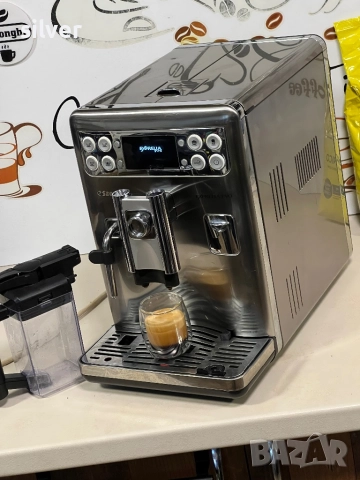 Кафемашина кафе автомат Saeco Exprelia evo с гаранция, снимка 11 - Кафемашини - 51863447