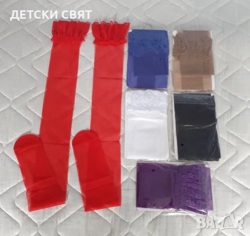 Нови еротични чорапи с дантела . , снимка 1 - Бельо - 42211708