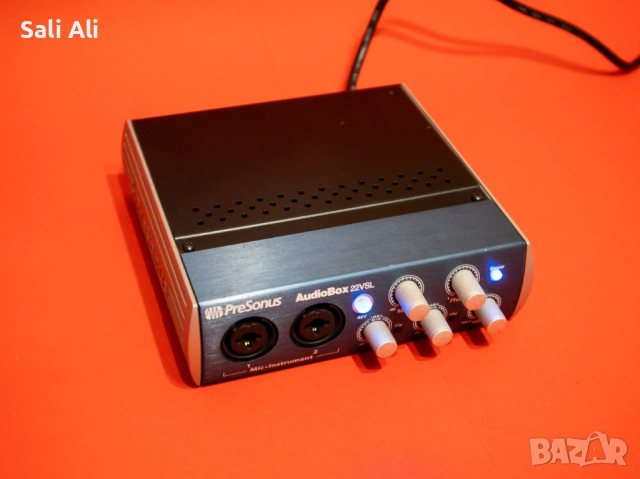 PreSonus AudioBox 22VSL USB аудио интерфейс, 24bit 96khz, 48V, снимка 9 - Други - 53385909