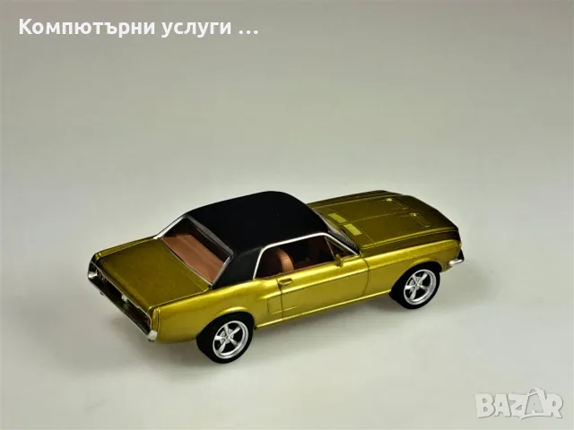 FORD MUSTANG COUPE 1968 - мащаб 1:43 на Norev моделът е нов в кутия, снимка 3 - Колекции - 55749868