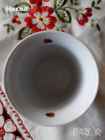 Чаша с мак и пеперуди, снимка 4 - Чаши - 41461647