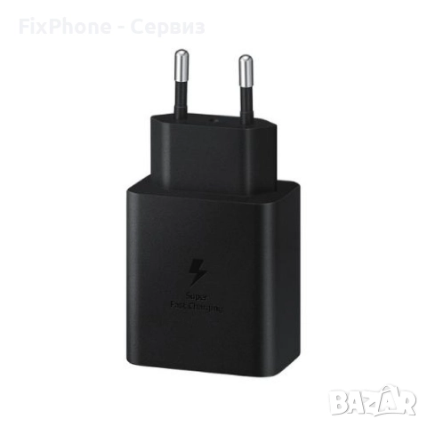 Оригинален комплект Samsung EP-T4510XBE 45W USB-C, 220V Super Fast Charging в кутия, Черно , снимка 4 - Оригинални зарядни - 52575430