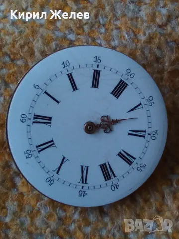 МЕХАНИЗЪМ от СТАР ШВЕЙЦАРСКИ ДЖОБЕН ЧАСОВНИК РЯДЪК с ПОРЦЕЛАНОВ РИМСКИ ЦИФЕРБЛАТ 49709, снимка 14 - Антикварни и старинни предмети - 48623421