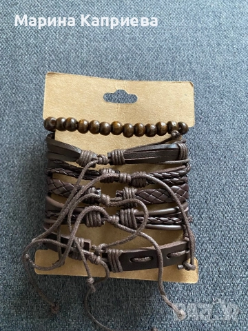 Нови 6 броя мъжки гривни за 12 лева /B-06/, снимка 2 - Гривни - 51477814