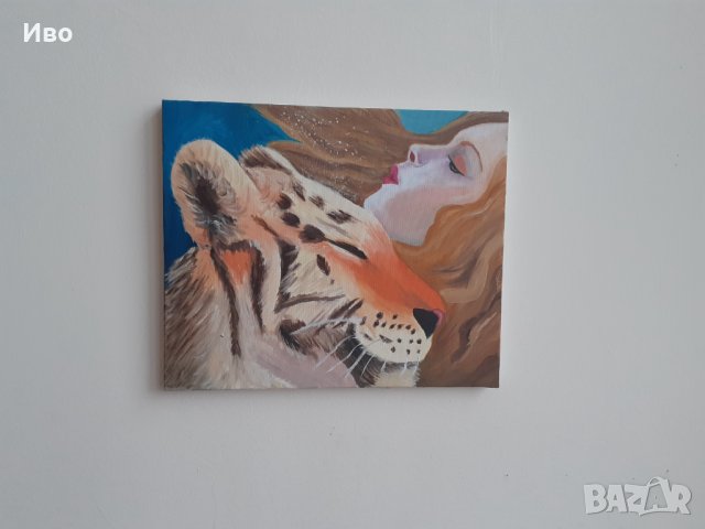 Ръчно рисувани картини с маслени бои върху памучно платно, снимка 6 - Картини - 32571292