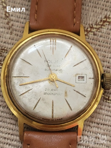 Колекционерски часовник POLJOT DE LUXE AUTOMATIC AU 20, снимка 2 - Колекции - 53606149