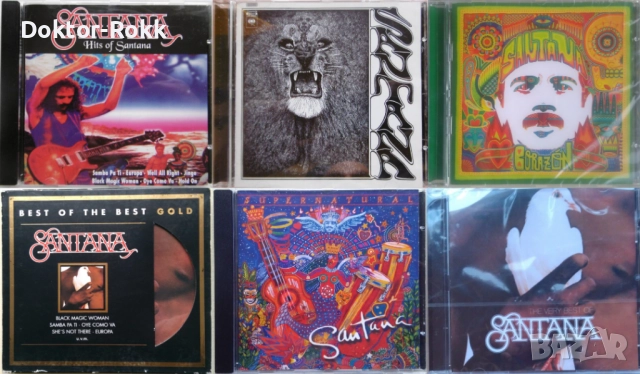 Santana - оригинални и неофициални дискове