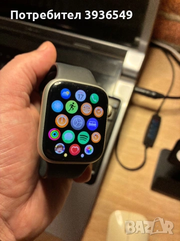 Apple Watch 9 45mm, снимка 6 - Смарт часовници - 53526440