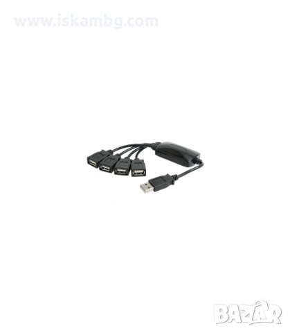 УДОБЕН МИНИ РАЗКЛОНИТЕЛ ЗА USB ПОРТ С 4 РАЗКЛОНЕНИЯ - код 0428, снимка 1 - USB кабели - 34079953