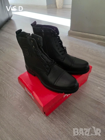 Мъжки боти от естествена кожа!, снимка 5 - Мъжки боти - 53378363
