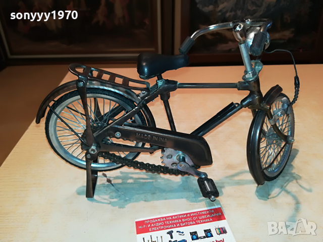 MADE IN INA-SWEDEN МЕТАЛНО КОЛЕЛО 1704222032, снимка 4 - Антикварни и старинни предмети - 36488121