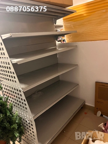 Професионални немски магазинни стелажи – Kaufland тип, модулни