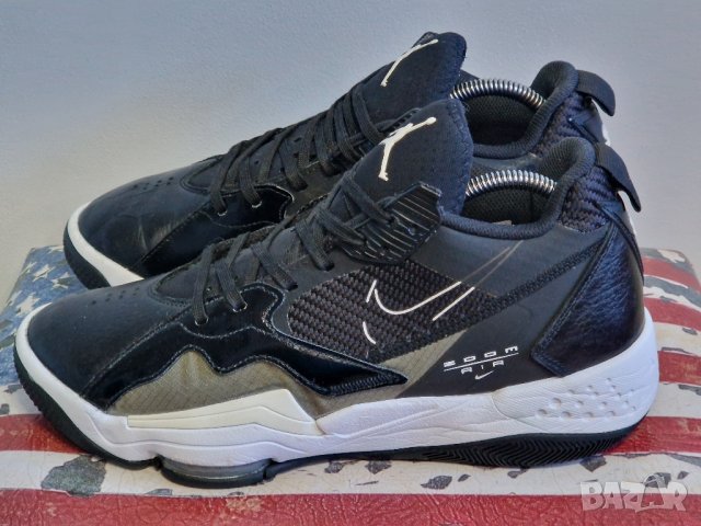 JORDAN ZOOM '92 'BLACK WHITE', 44 номер, естествена кожа , снимка 1