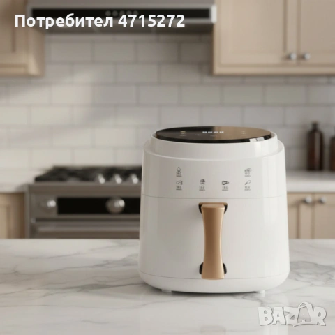 Дигитален въздушен фритюрник Cheffinger Led Air Fryer 1400W - 8L, снимка 3 - Фритюрници - 53176462
