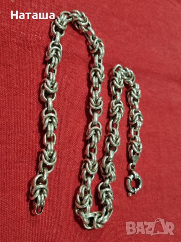 Сребърен синджир 925 , снимка 3 - Колиета, медальони, синджири - 42145989