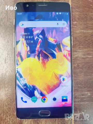 Oneplus 3T 64GB/6GB, бърз, две сим карти, бледо златист