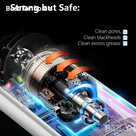 Професионален уред за почистване на порите на лицето Mosen, снимка 4 - Друга електроника - 49751293