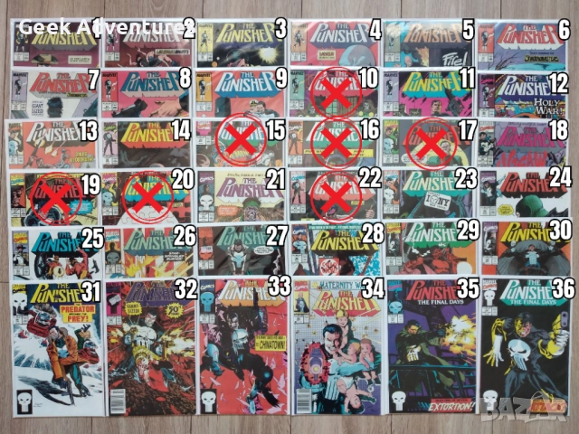 Comic Books/Комикси 2/2 - Punisher, X-Men, Hulk, Batman, Superman, JLA, снимка 2 - Списания и комикси - 51846836