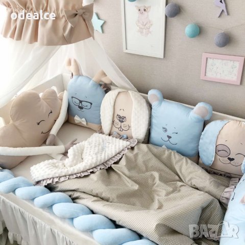 KidCotton Комплект за бебче от приказките 10 части, снимка 2 - Спално бельо и завивки - 36020403