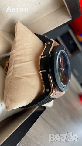 HUBLOT Модел: Big Bang Gold стилен мъжки часовник, снимка 5 - Мъжки - 34808157