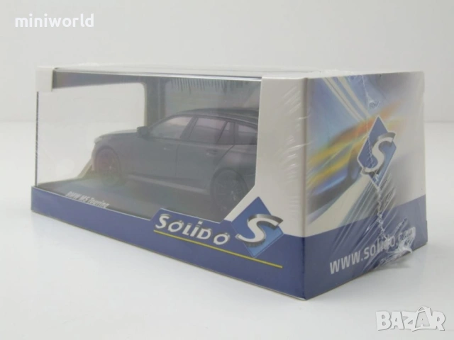 BMW M5 Touring Kombi 2024 - мащаб 1:43 на Solido моделът е нов в PVC дисплей-кейс, снимка 9 - Колекции - 53443543