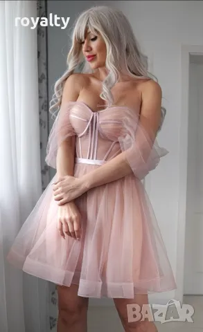 Рокля ВG6526 Два цвята , снимка 5 - Рокли - 49713711